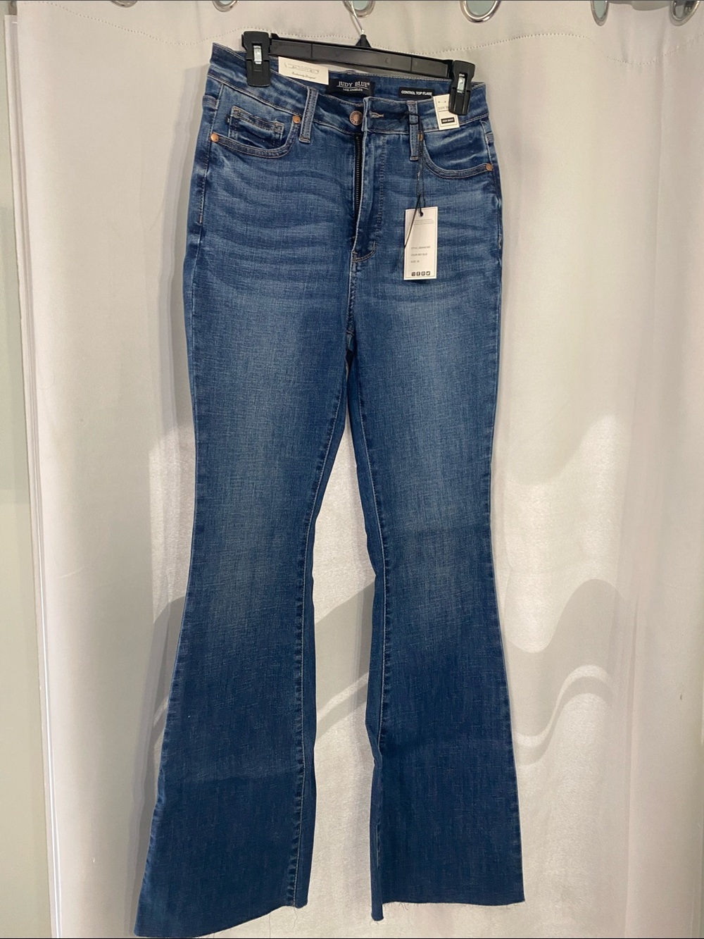 Judy Blue Medium Blue High-Rise Flare Jeans